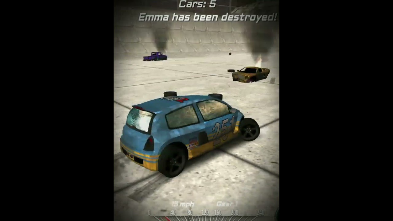 2017 vs 2025 demolition derby 2 edit #capcut #funnymoments #mobilegame