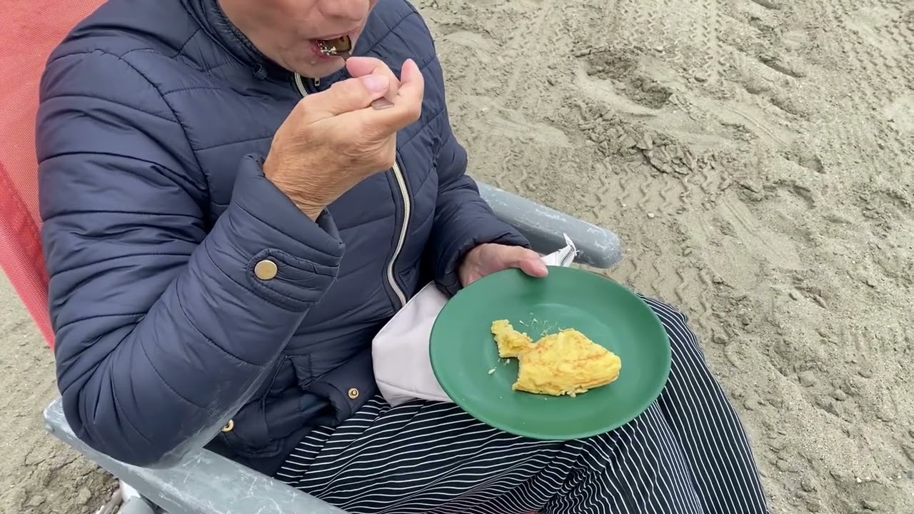 Una mañana de invierno en un Pueblo del Mar Mediterraneo.