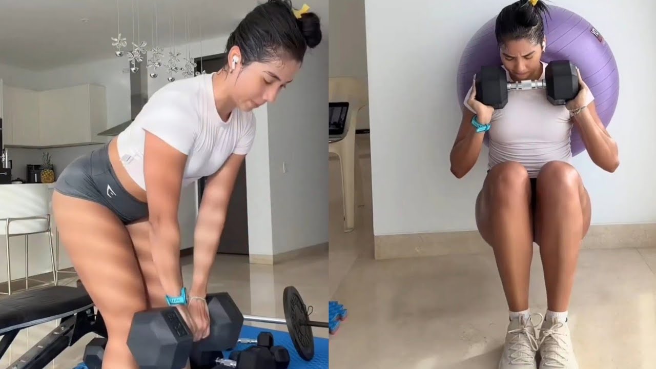 Estos ejercicios me hicieron sudar | Gym Girl Routine