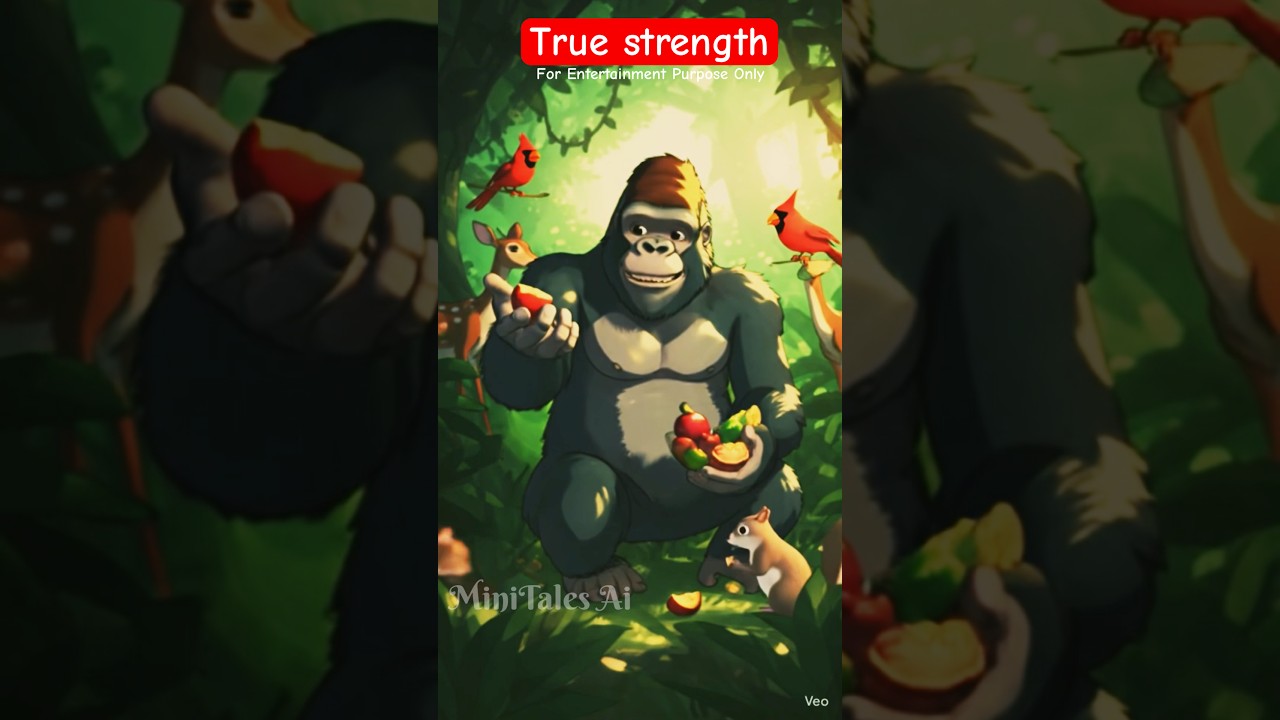 “True strength lies in hard work and heart.” 🦍
