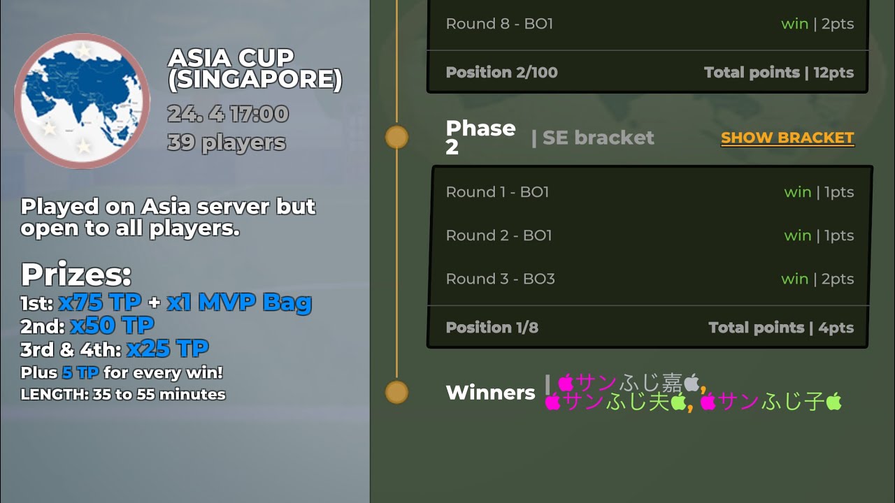 We won the Asia Cup🏆【Soccer Battle】