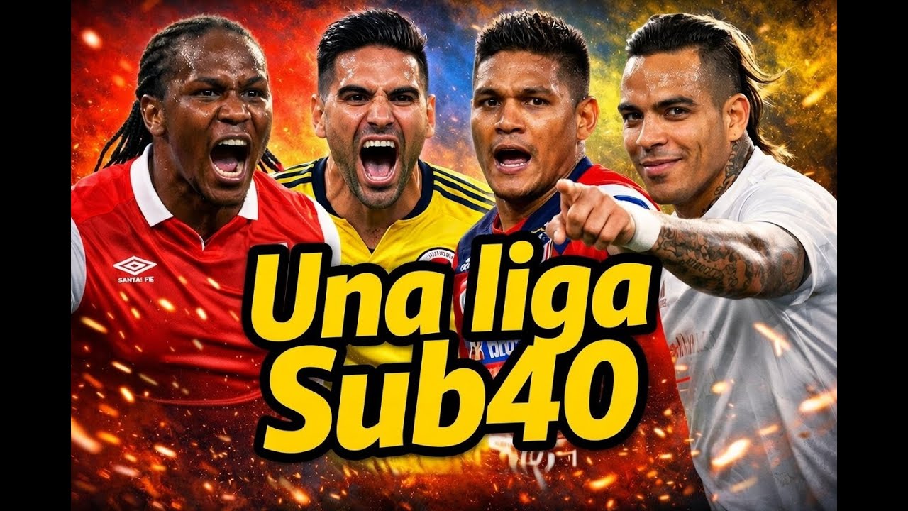 Colombia una liga cuarentona... ¿Dominan los jugadores mayores el fútbol local?