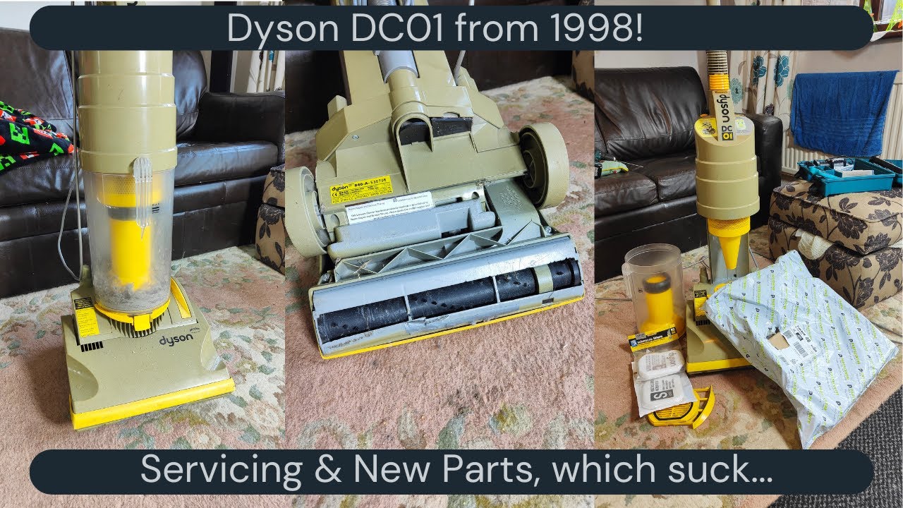 Victorian Era Dyson DC01 Repair! Modern DC01 parts are rubbish :(