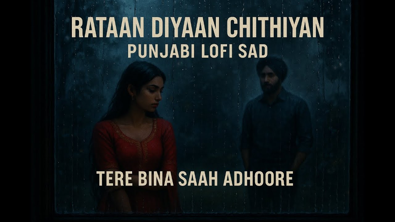 Rataan Diyaan Chithiyan | Punjabi Lofi Sad | Tere Bina Saah Adhoore