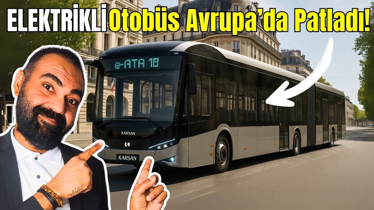 Elektrikli Otobüs Avrupa’da Patladı! Karsan e-ATA 18 Tüm Dikkatleri Üzerine Çekti! #togg #byd