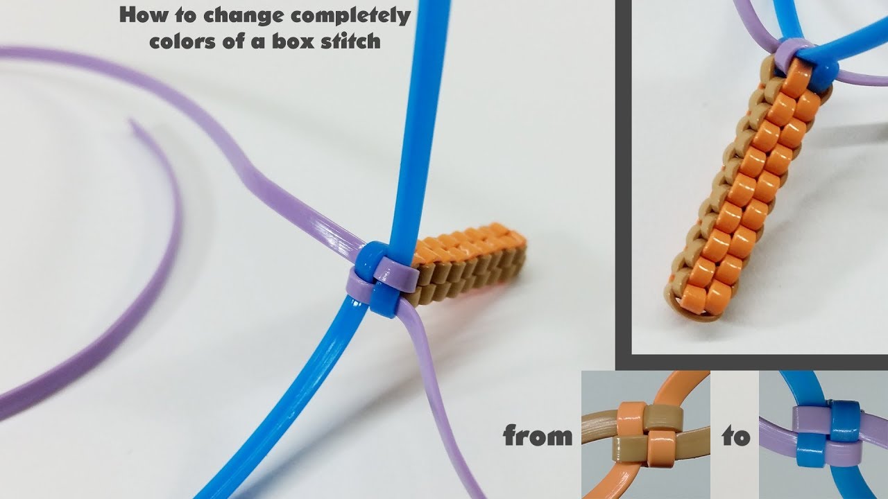 How to Completely Change Colors of a Box Stitch (The only option I know so far)