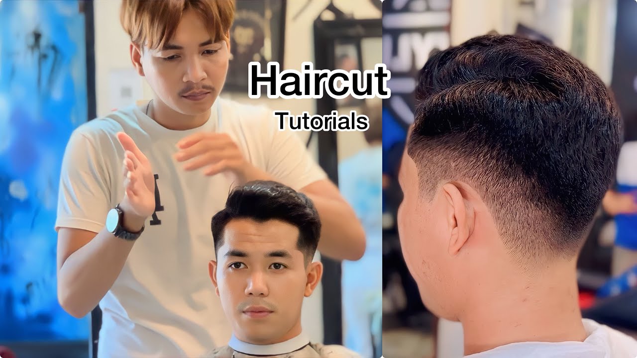 💈Haircut tutorials very good videos hairstyles Cambodia barber shop 🇰🇭របៀបកាត់សក់ឡុុងសុងស្ទាវ
