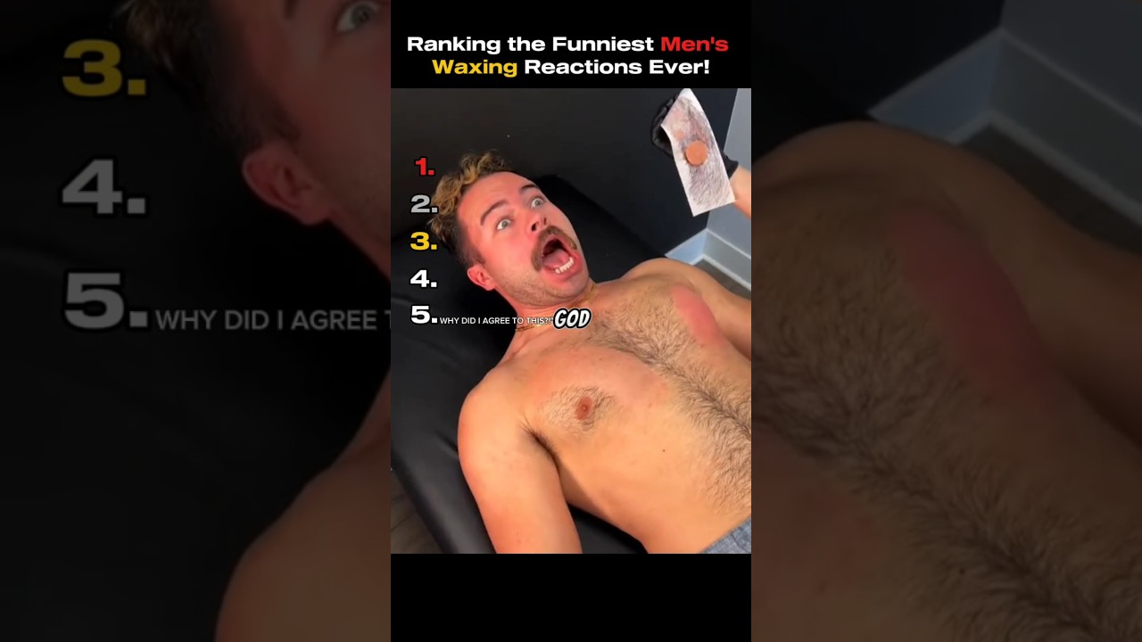 Ranking the Funniest Men's Waxing Reactions Ever#waxing #moments #tiktok #rinking