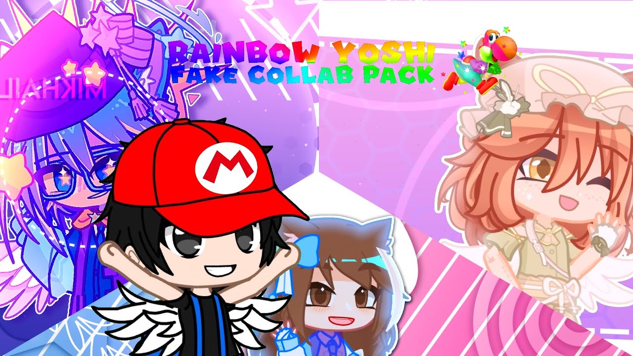 Rainbow Yoshi Fake Collab Pack 🌟Special Edition🌟 (Flash Warning)