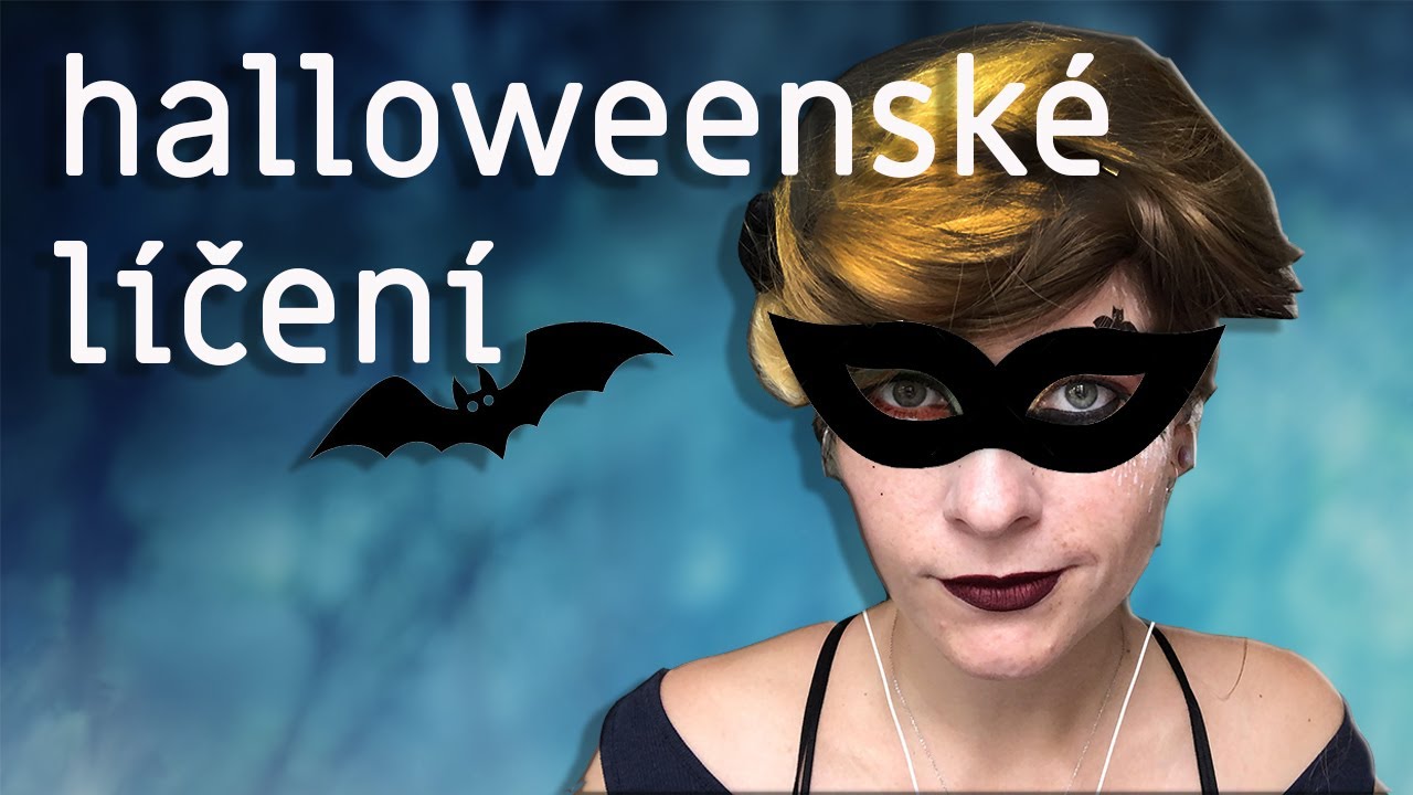 asmr cz ○○○ Halloweenské líčení (šeptání, ťukání a pokec)