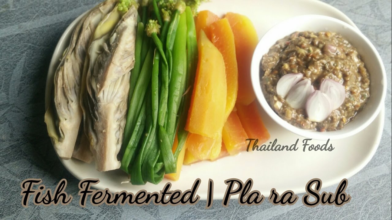 Thai Foods | Pla Ra Sub | Fish Fermented