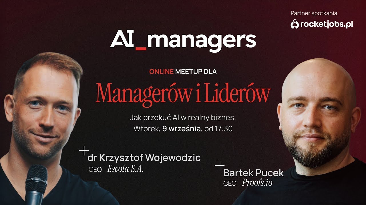 Jak WIG20 wdraża AI: Case Study + Productivity Hacks dla Managerów [LIVE]