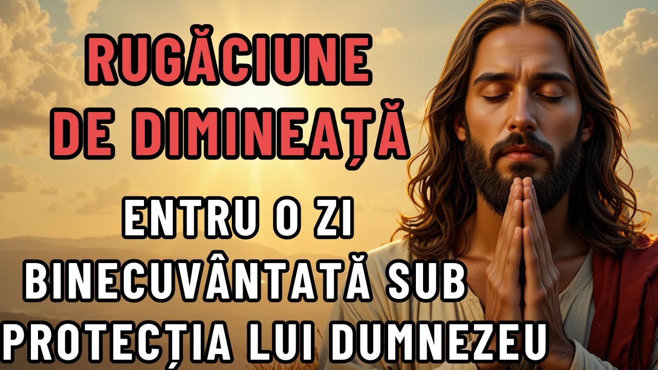 Rugăciune de Dimineață pentru o Zi Binecuvântată Sub Protecția lui Dumnezeu