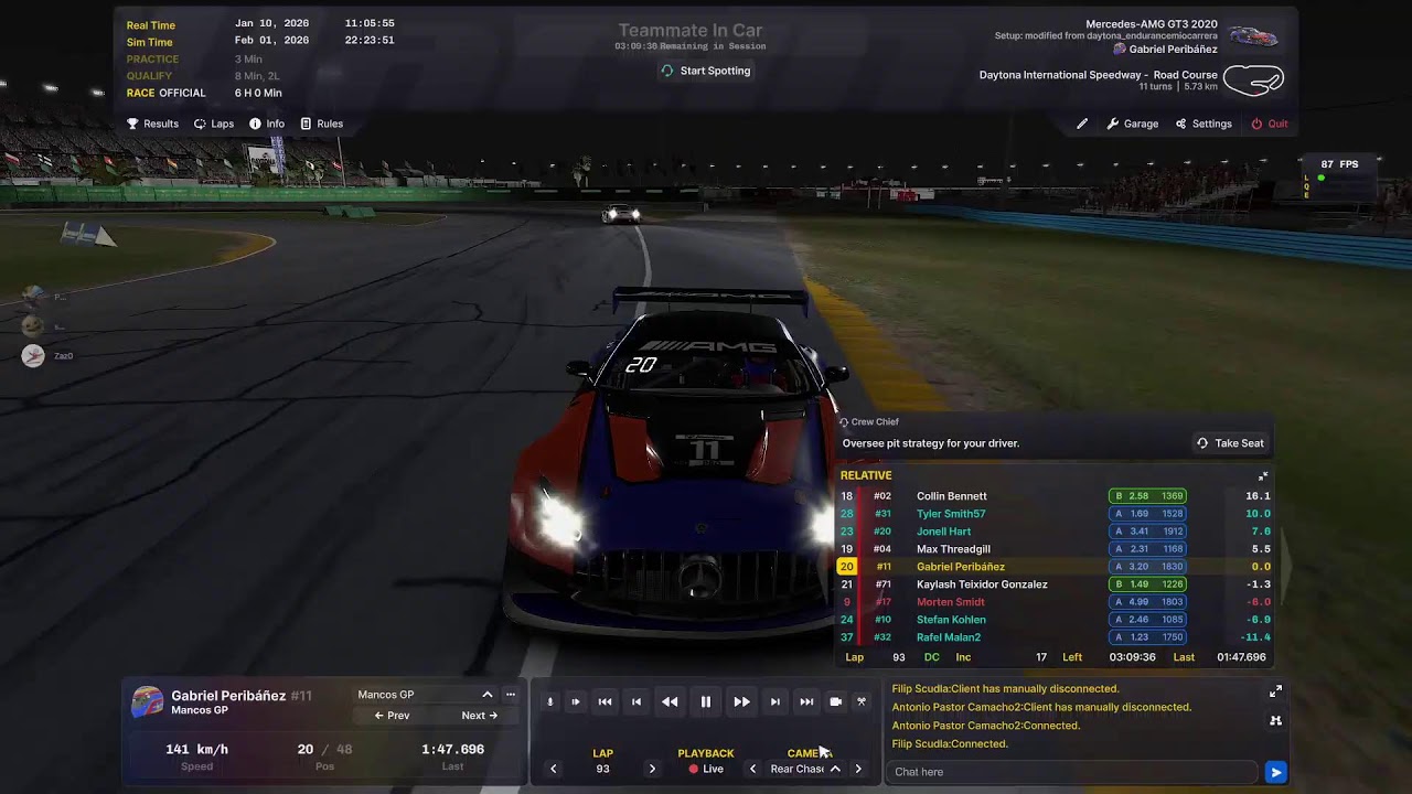 iRacing - 6 horas de Daytona