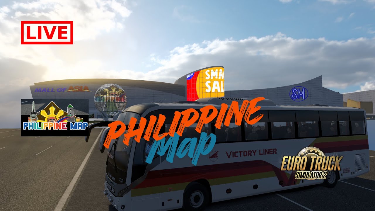 Philippine map version 1 in ETS2 (Logitech G29) #shorts