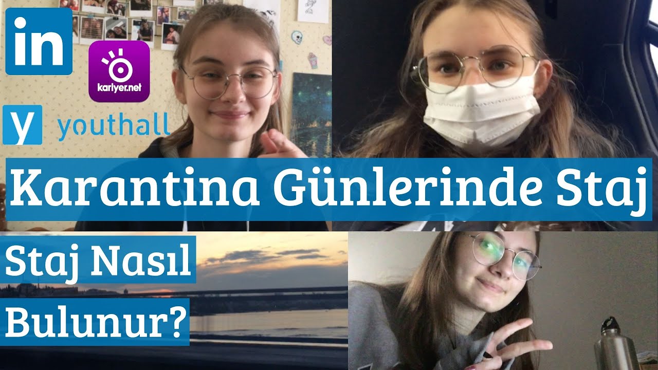 Karantinada Staj | Staj Nasıl Bulunur? Online Staj 🤷🏼‍♀️ + Mini Vlog