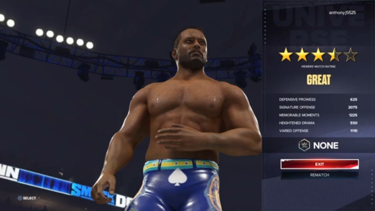 WWE 2K24 Universe mode Roman Reigns vs ANTHONY Lightning