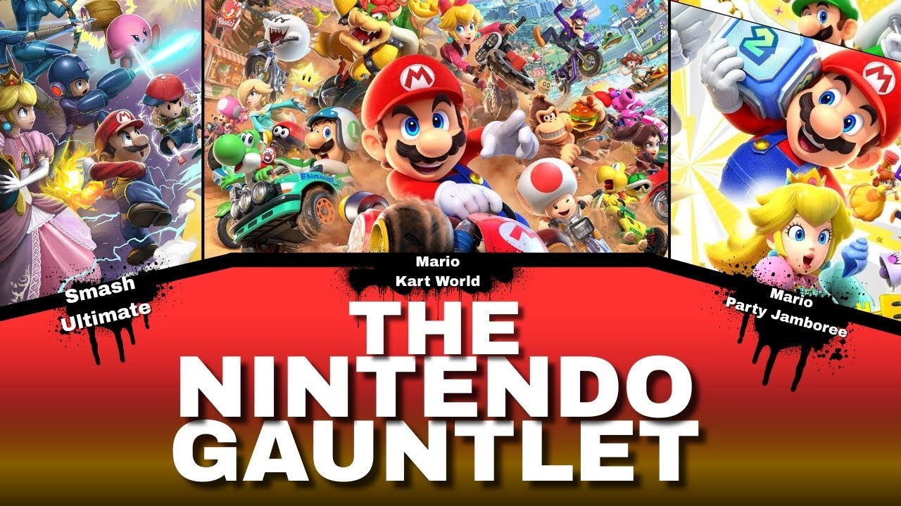 3 of the most chaotic games in a single day —it’s the Nintendo gauntlet ft  ⁨@YuhBoiVon⁩
