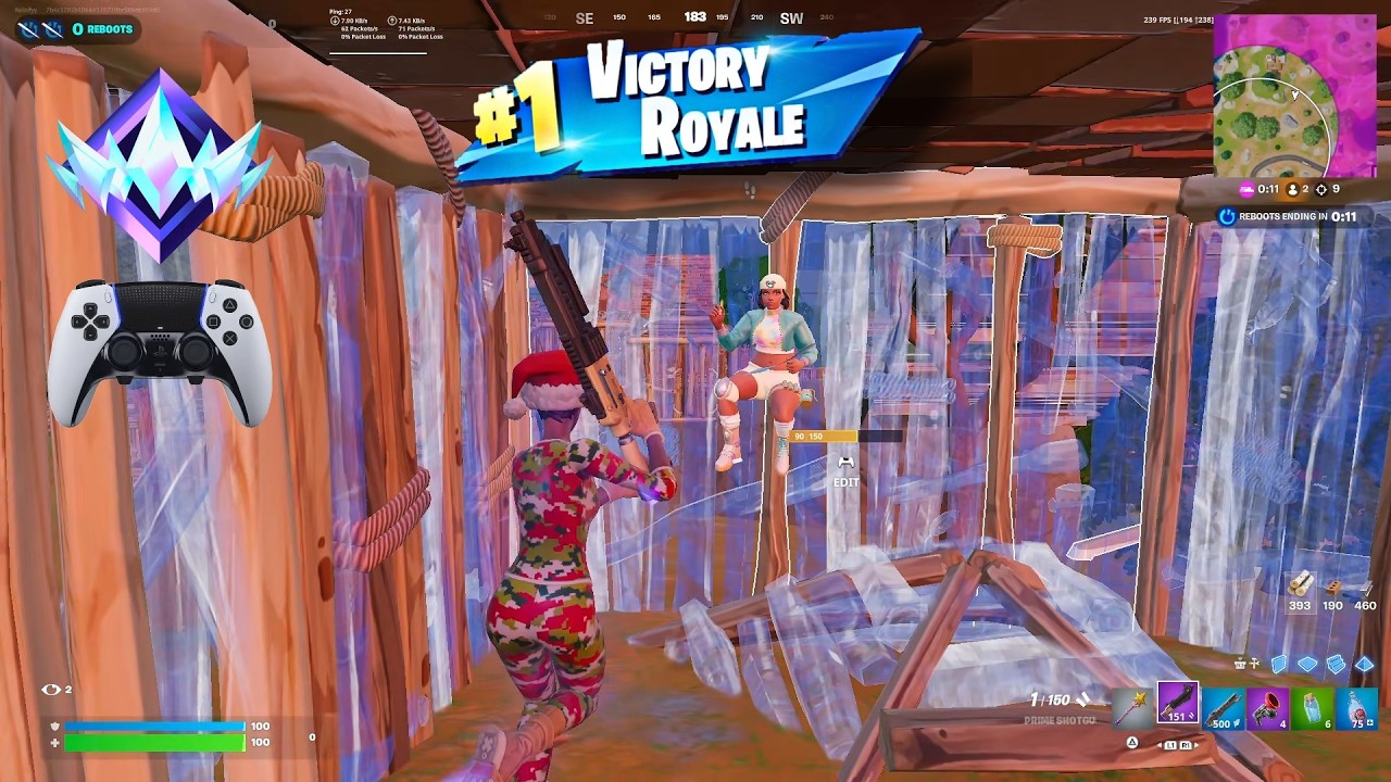 Fortnite Unreal Ranked Reload | PS5 Controller Gameplay