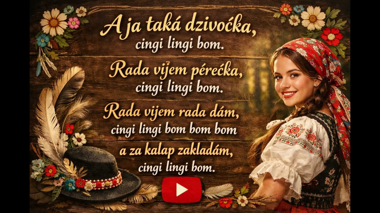 A ja taká dzivočka – Cingi lingi bom | Slovenská ľudová pieseň