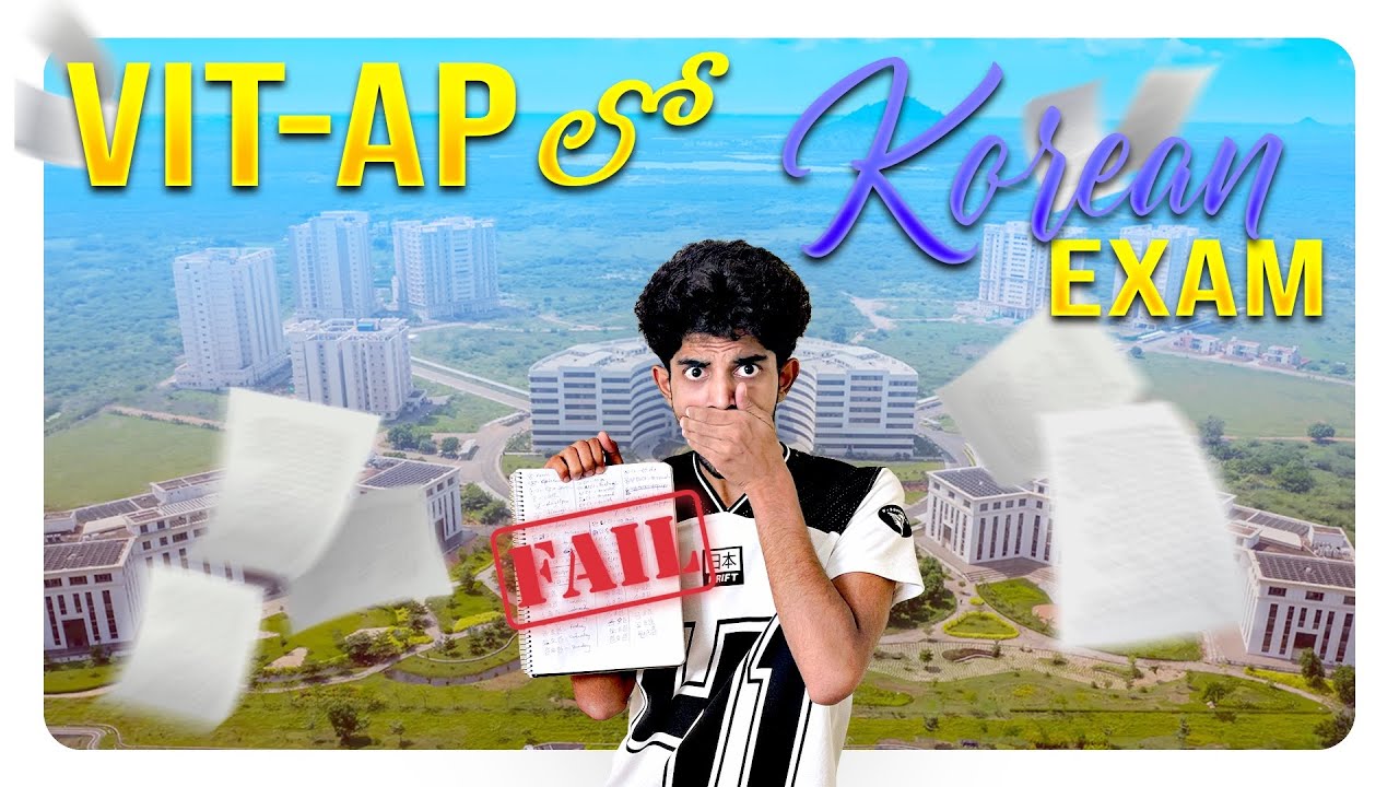 I failed the Korean exam at VIT-AP?! 😱 | Sharing my experience!