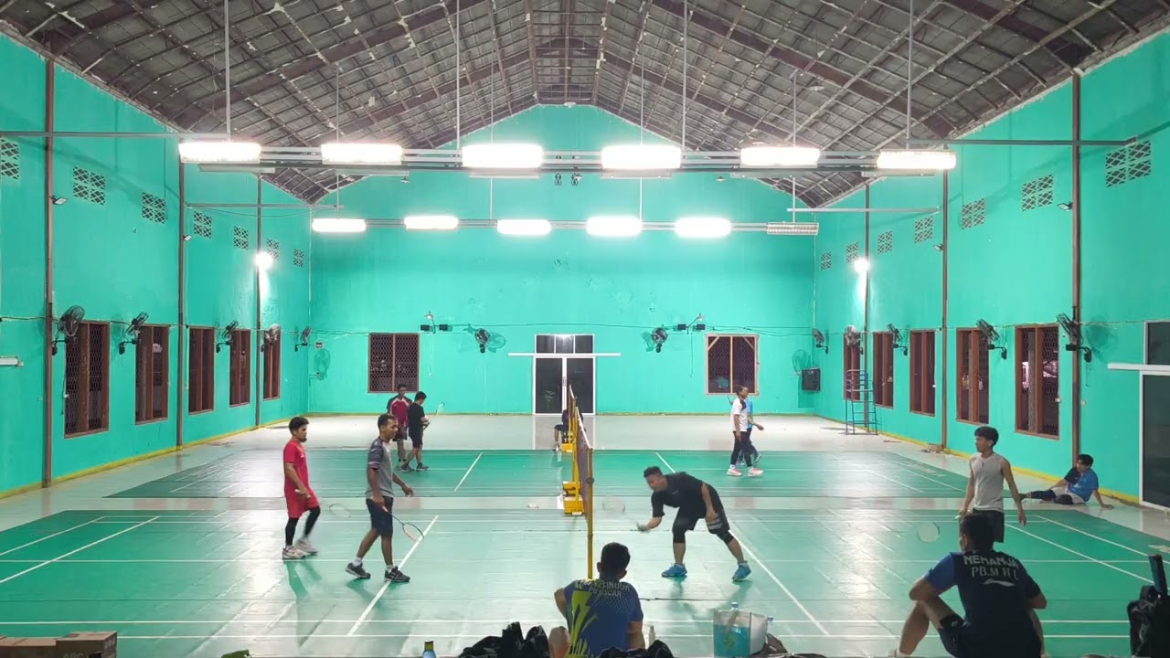 1. PB Asak Kawa 🏸Turnamen internal Mini Sesi kamis malam, GOR Desa Nibung Bangka Tengah 📽️🤝🏼
