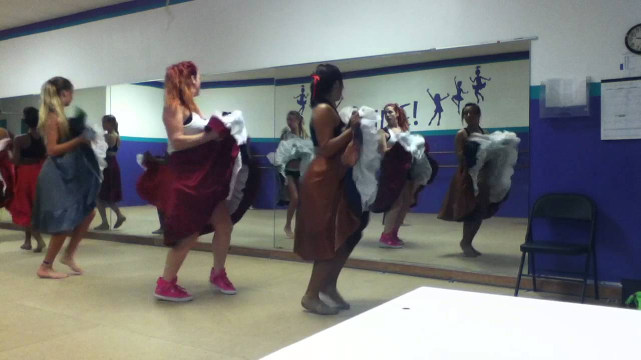 Can Can Rehearsal