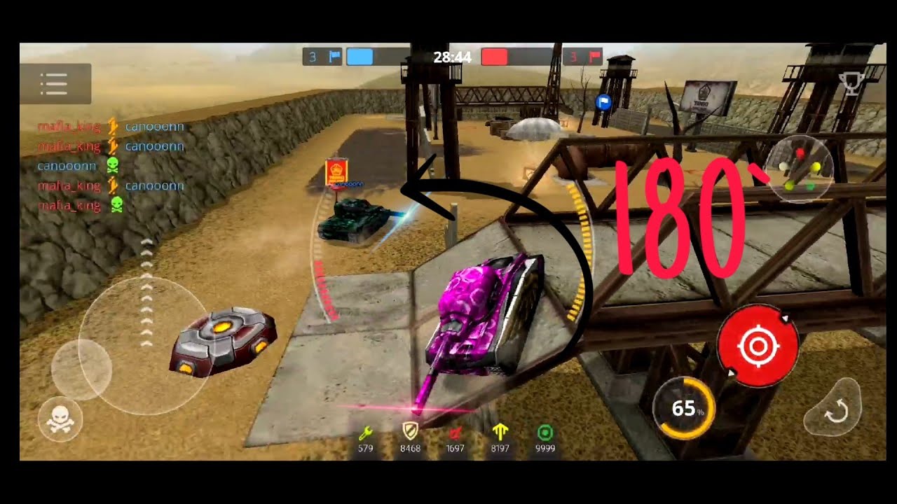 Tanki online mobile XP/BP skills on mobile 🤯|Best Edit?! Танк онлайн