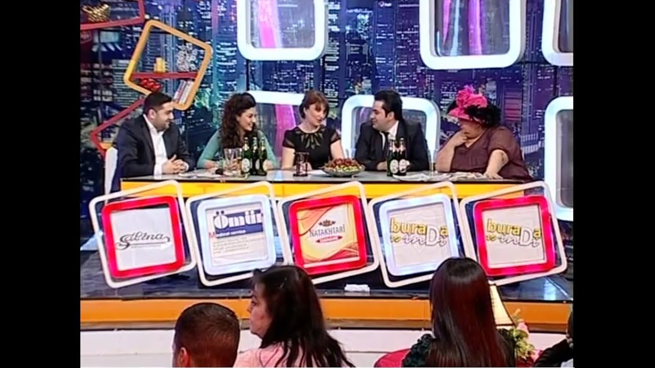 Burada ve İndinin Qonaqları aktyor Müşviq, Aysel və Samir Priyevdi - 06.05.2012