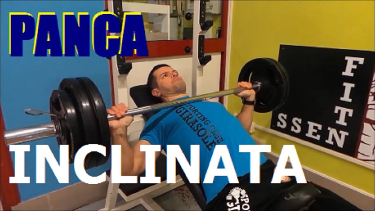 DISTENSIONE PANCA INCLINATA 30° CON BILANCIERE Pettorale [ Luigi Romanelli ] Come eseguire esercizio