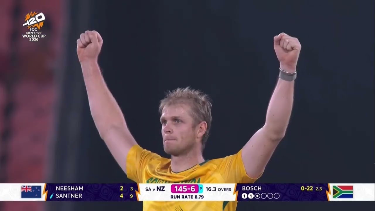 New Zealand v South Africa | World cup 2026 match highlights | Nz v Sa