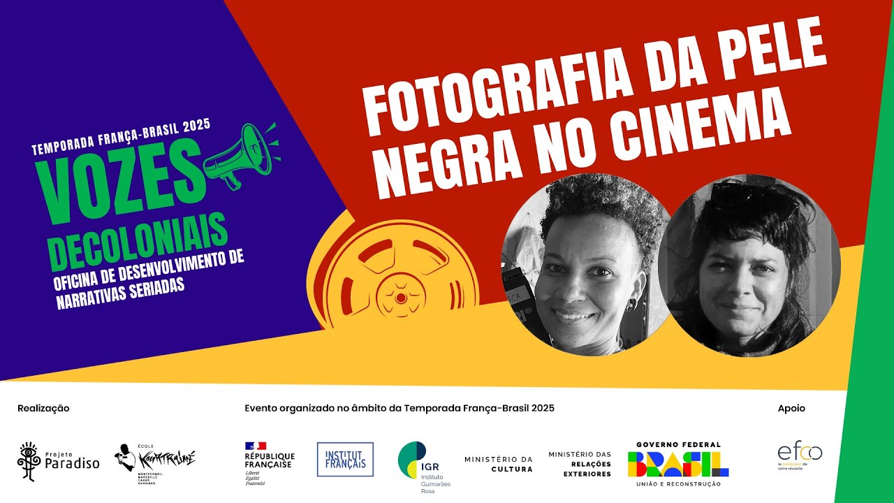 Vozes Decoloniais - Fotografia da Pele Negra no Cinema