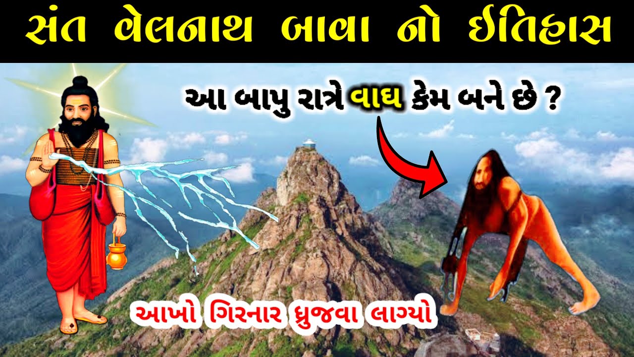 ગીરનારી વડજોગી વેલનાથ બાપુ નો ઈતિહાસ || velnath bapu no itihas || girnar bava velnath bapu ni varta