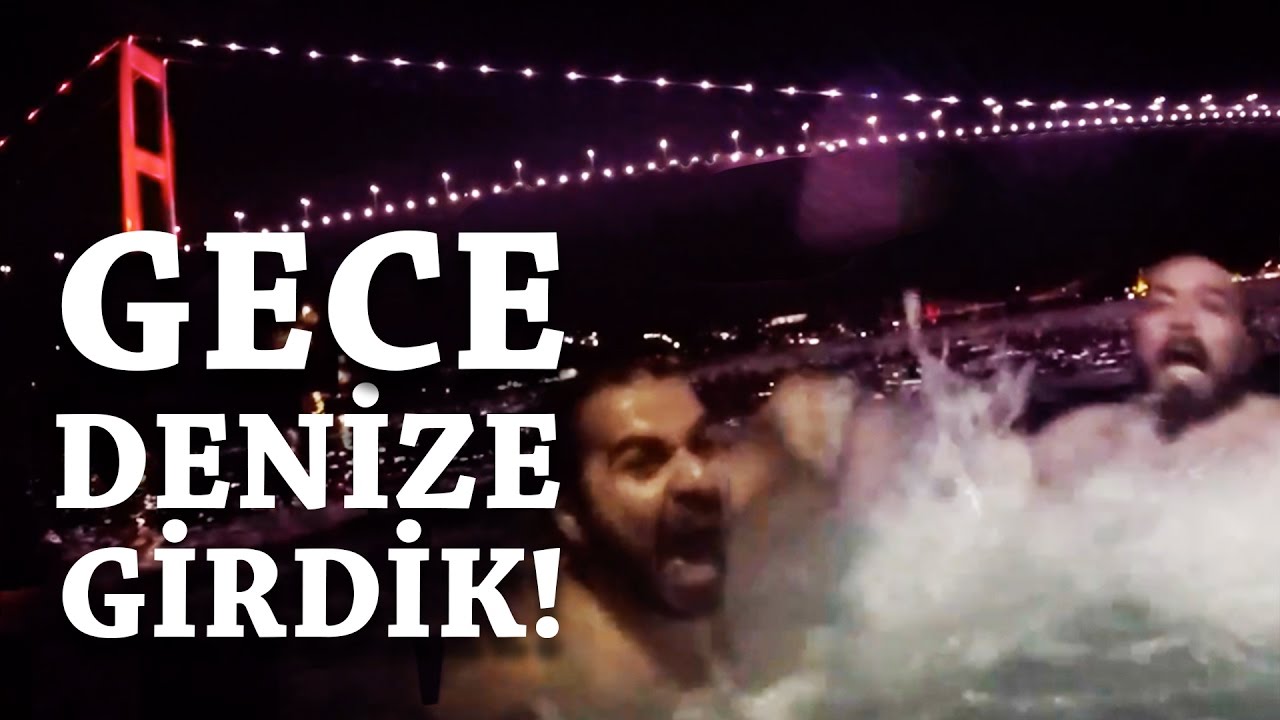 İstanbul Boğazı'nda Denize Girme Kapışması - Su Buzzz Gibi