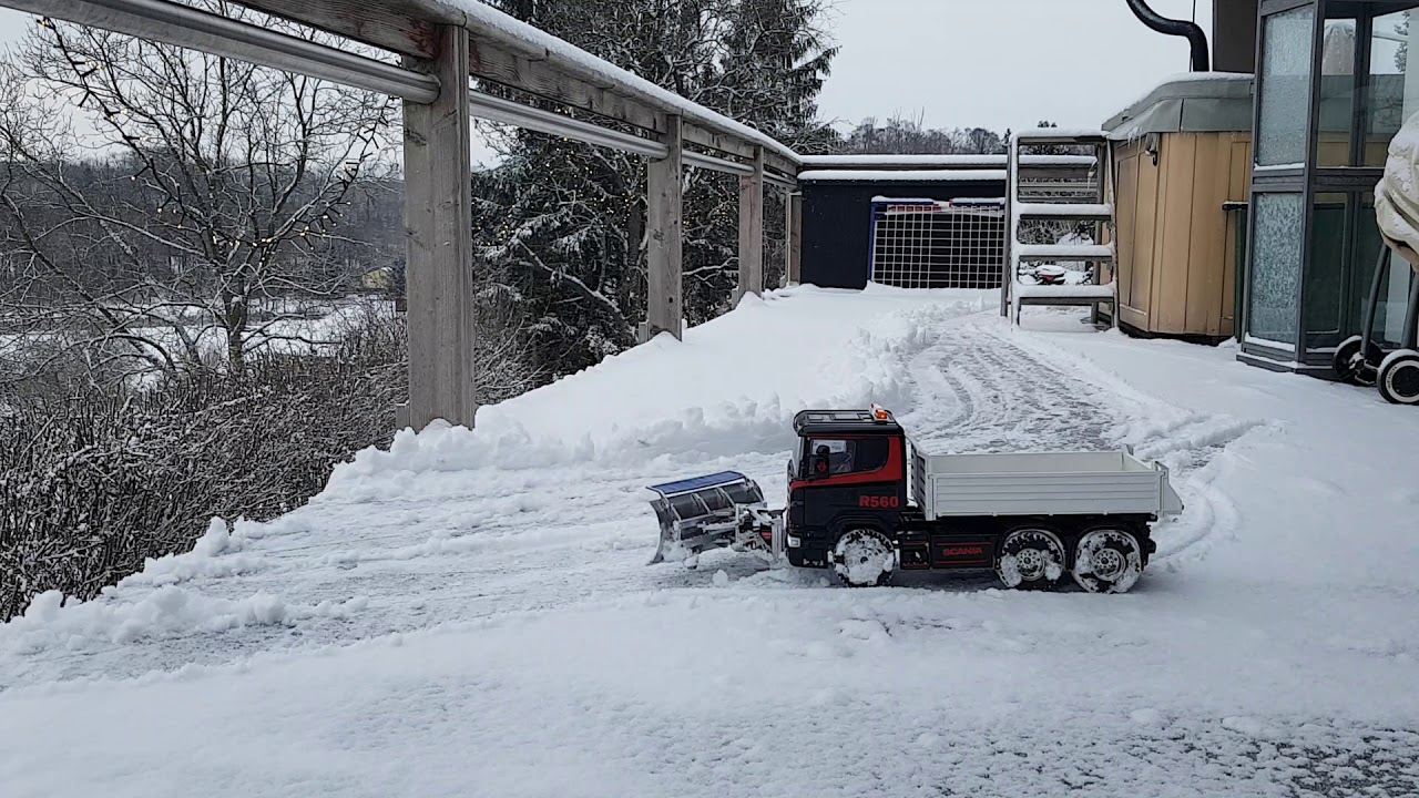Rc Schneepflug Vollaluminium... für LKWs und Traktor .