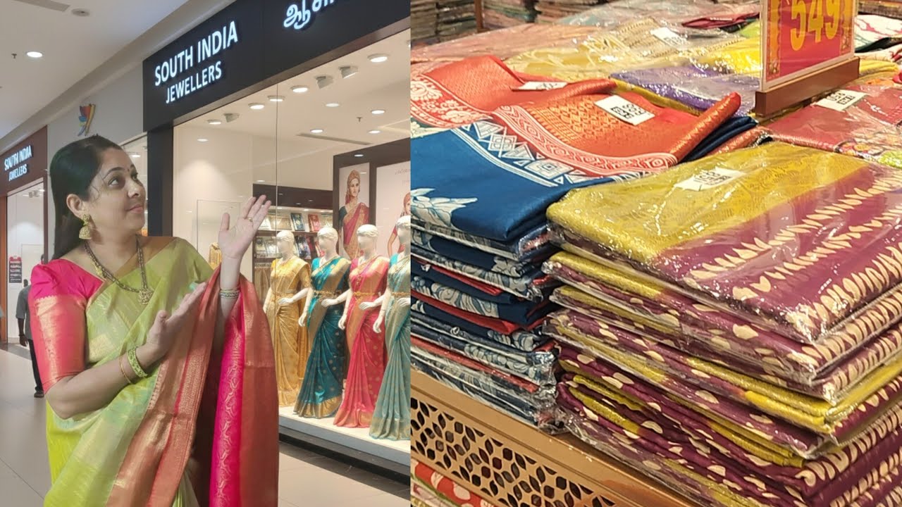 South india shopping mall latest sarees ||South india shopping mall ||offers ||Sarees.