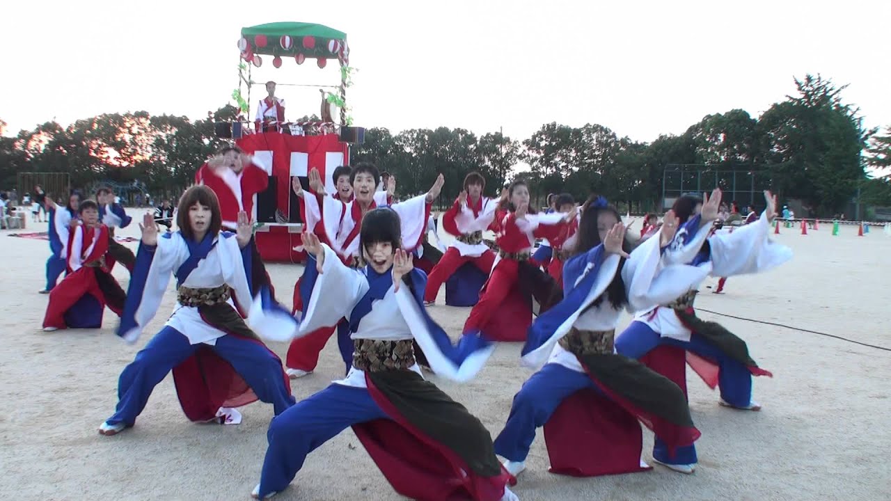 彦根金城小学校夏祭り　『寿』　龍神
