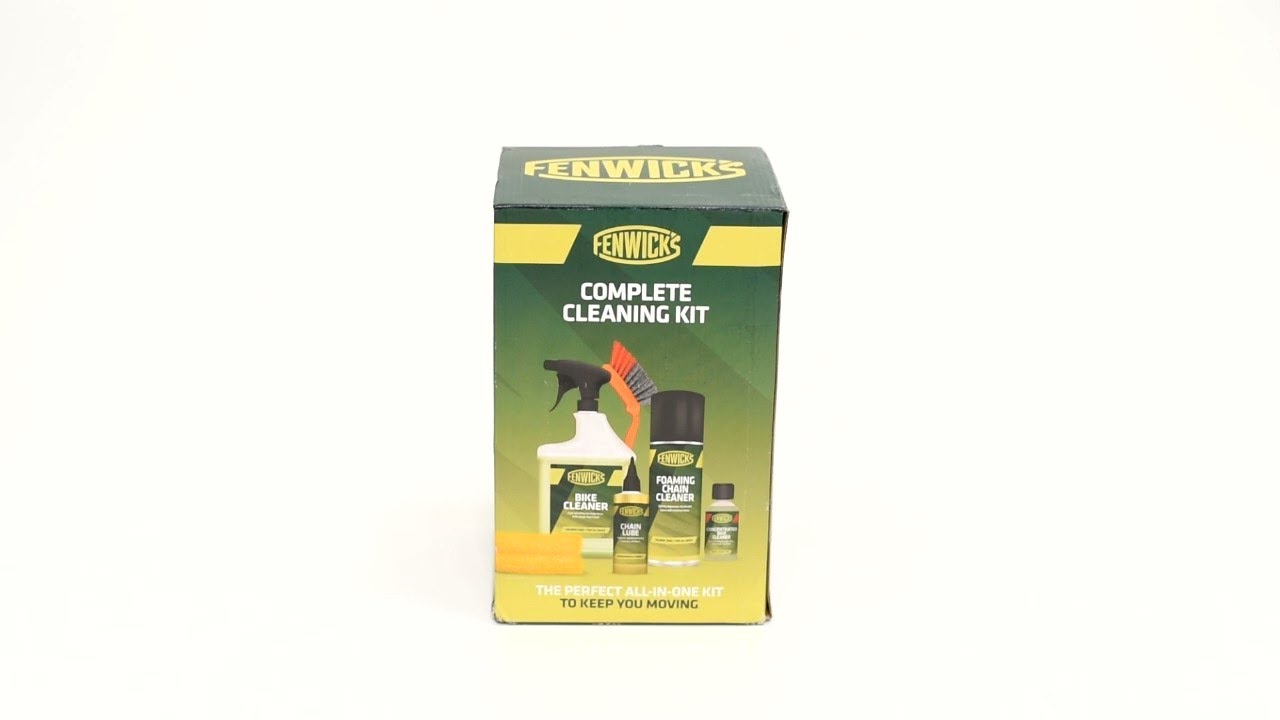 Cleaning your bike with Fenwicks Complete Cleaning Kit