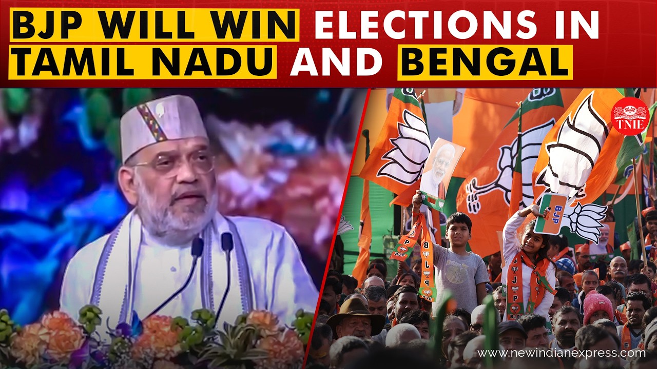 Union Home Minister Amit Shah predicts BJP's winning run in upcoming elections