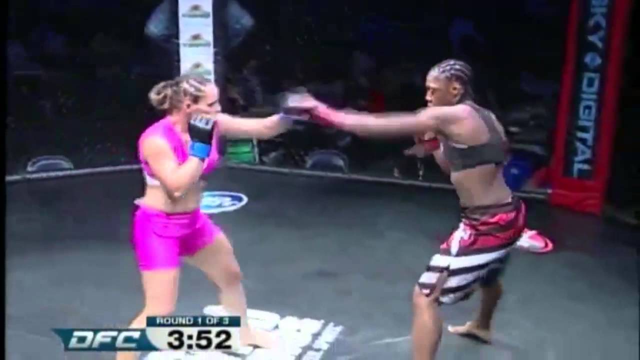 Marciea Allen vs Carina Damm - Dakota Fighting Championship - Spring Brawl 2015