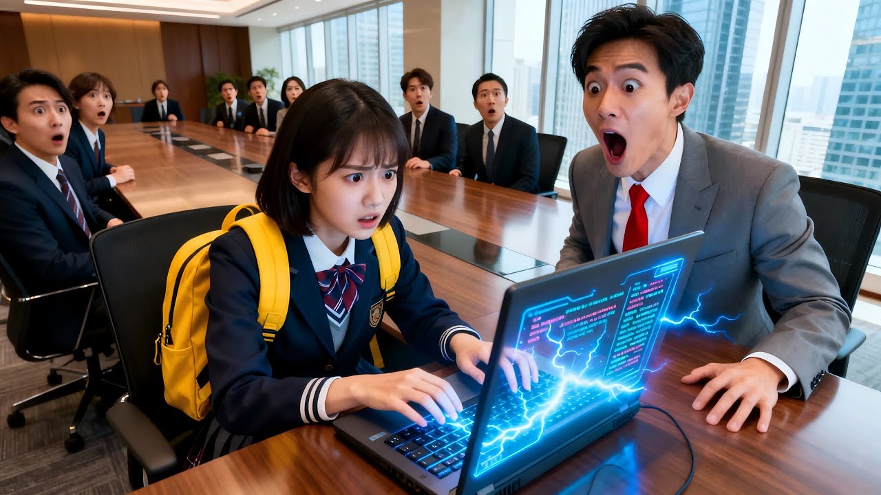 Sistem dibajak tak ada yang bisa perbaiki,siswi SMA lihat sekilas selesai,CEO langsung cinta padanya