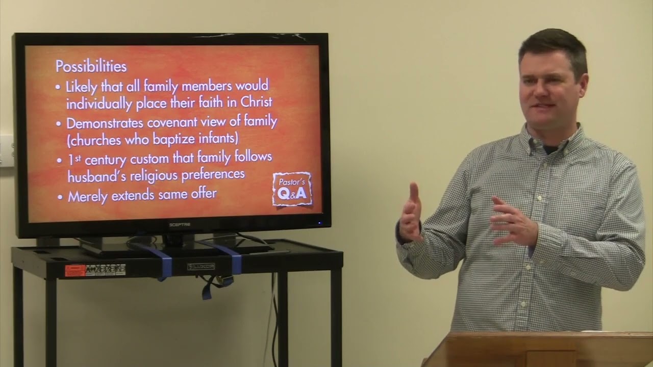 Pastor's Q&A: Does the Bible Teach Household Salvation?