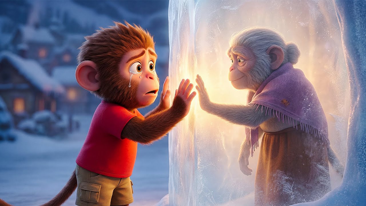 Monkey Kindness | Marketplace Life Story | One Small Coin Creates Warmth | Monkey Cartoon