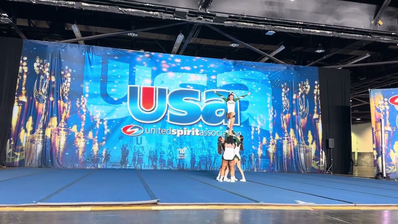 YHS Cheer - USA Nationals 2024 Group Stunt (Lavender)