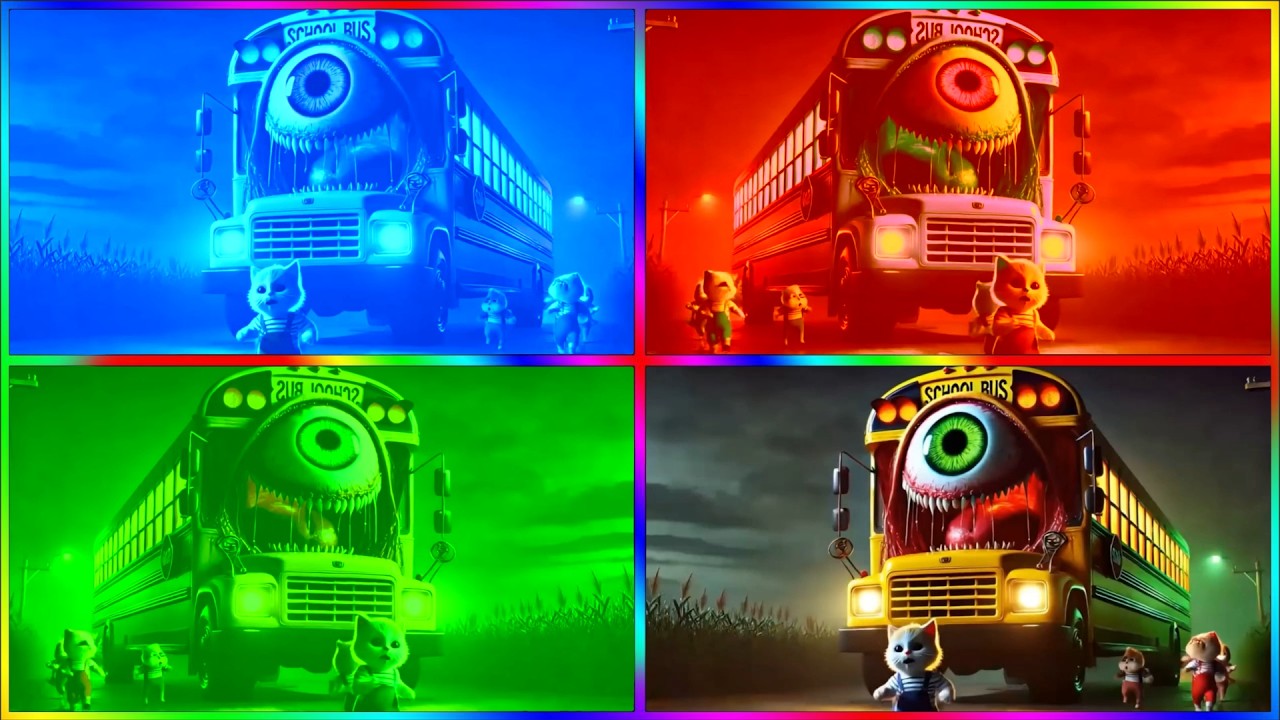 🚌MEGA SCHOOL BUS EATER🎶CoffinDance Song #172