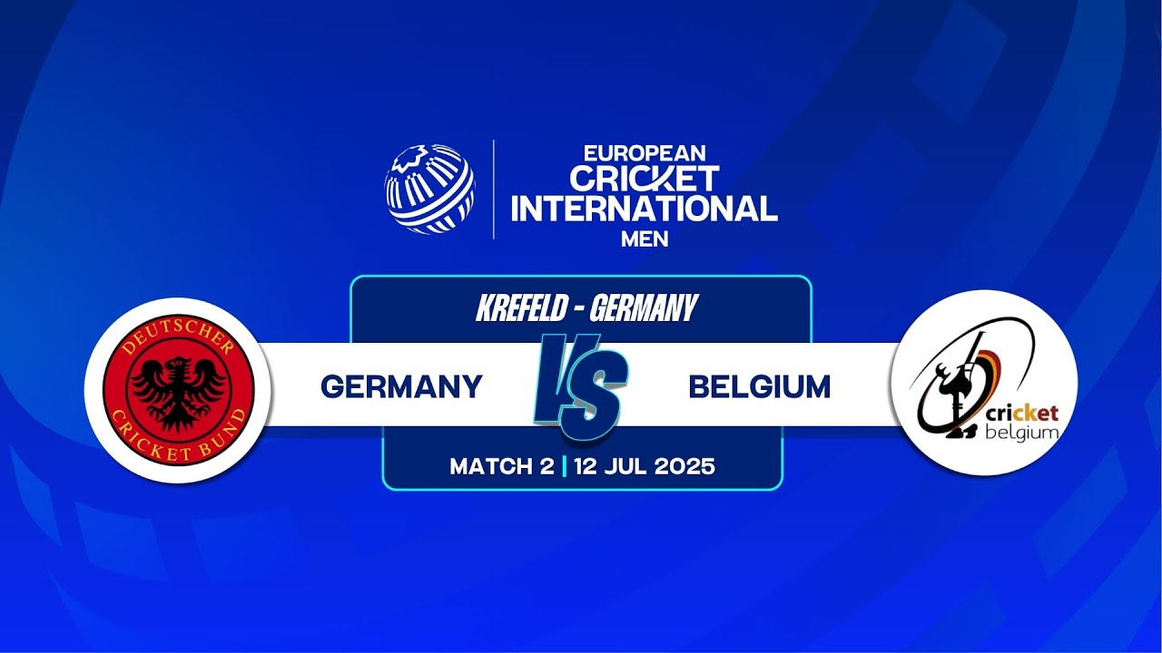 Match 2 - GER vs BEL | Highlights | ECI Germany-Belgium, 2025 | 12 Jul 2025 | ECI25.058