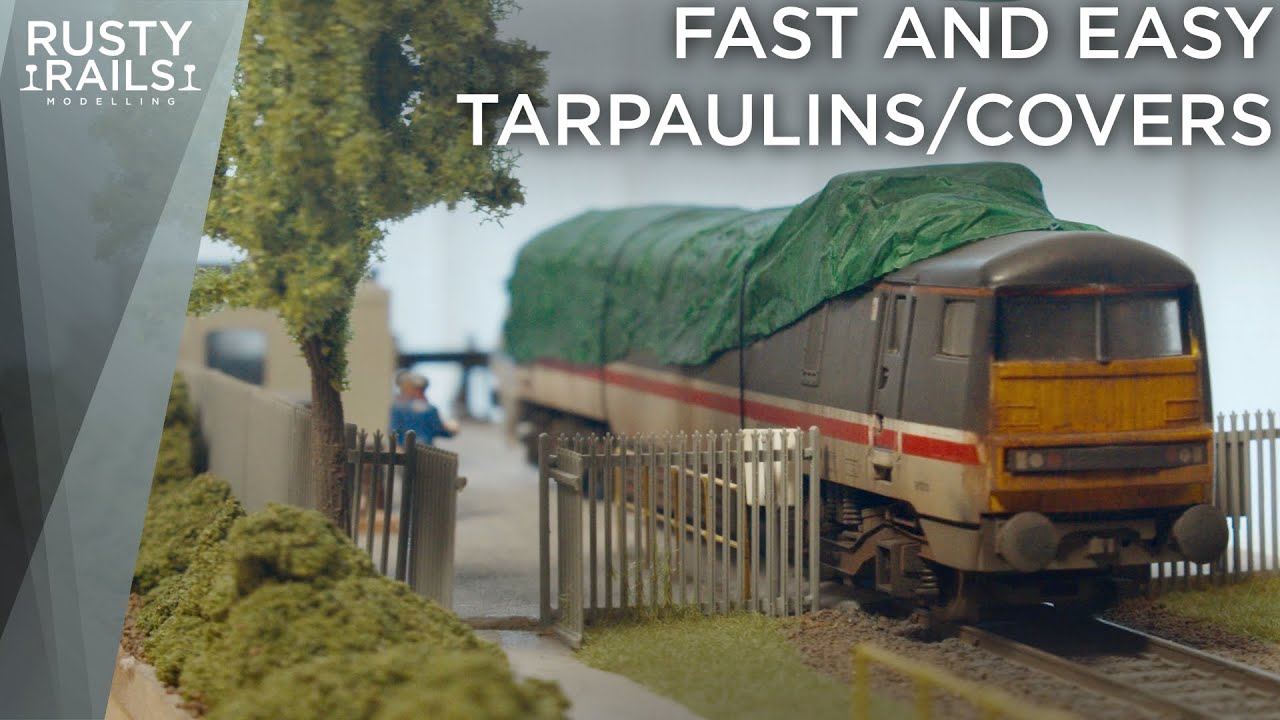 How To Easily Make A Model Tarpaulin for HO/OO Gauge !
