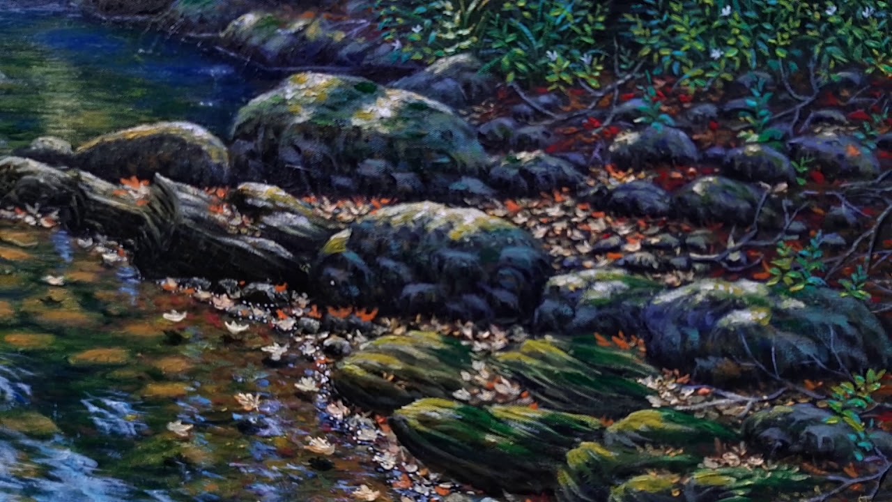 Beatyfull painting.Lukisan Lanskap Indah Karya Seniman indonesia Nur Raffa art