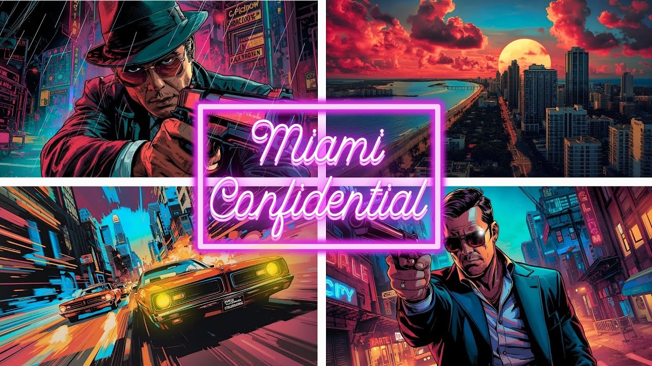 Miami Confidential Mix - A 35 min. Narrative Synthwave Playlist