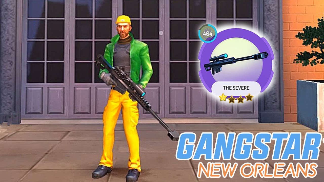 GANGSTAR NEW ORLEANS - THE SEVERE ( ULTIMATE SNIPER WEAPON ) GAMEPLAY